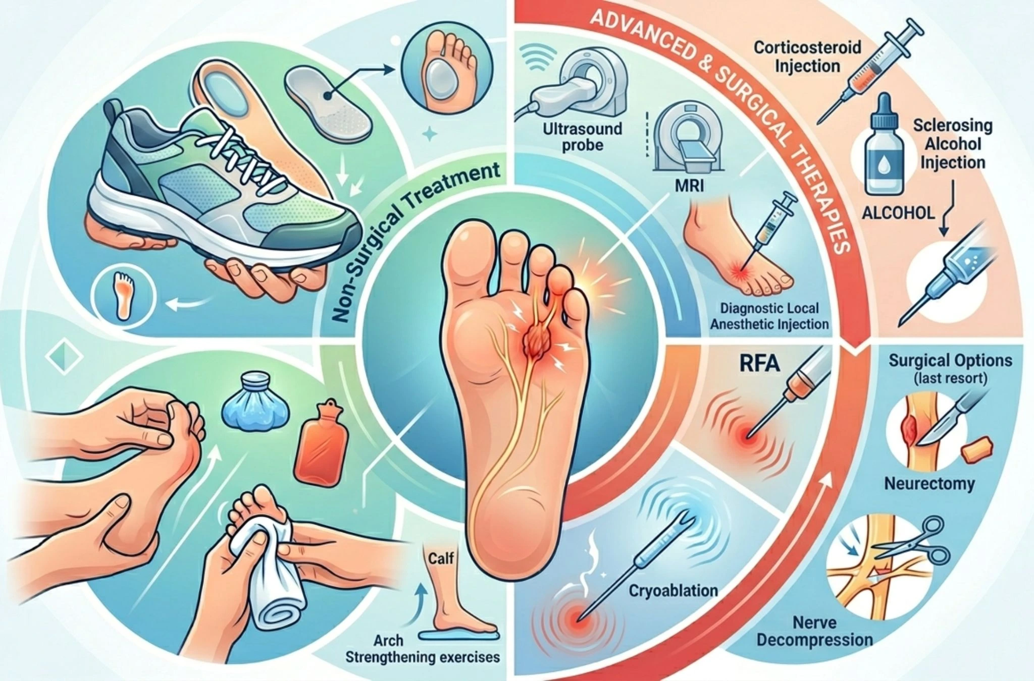 How to treat mortons neuroma